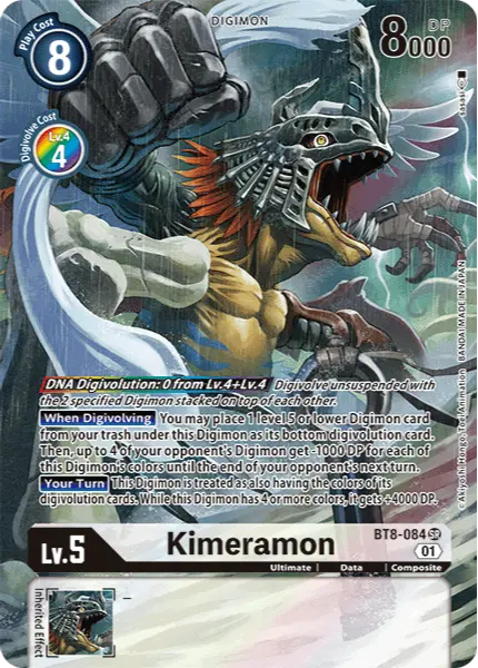 Digimon TCG Card BT8-084_P1 Kimeramon