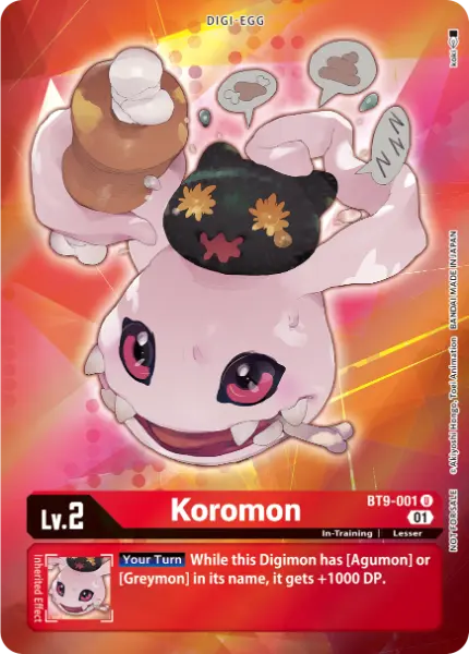 Digimon TCG Card BT9-001_P1 Koromon