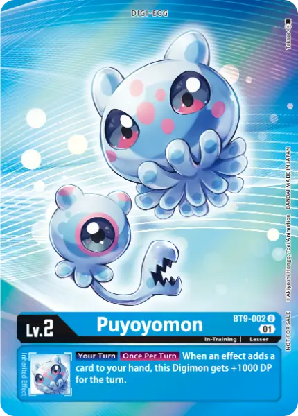 Digimon TCG Card 'BT9-002_P1' 'Puyoyomon'