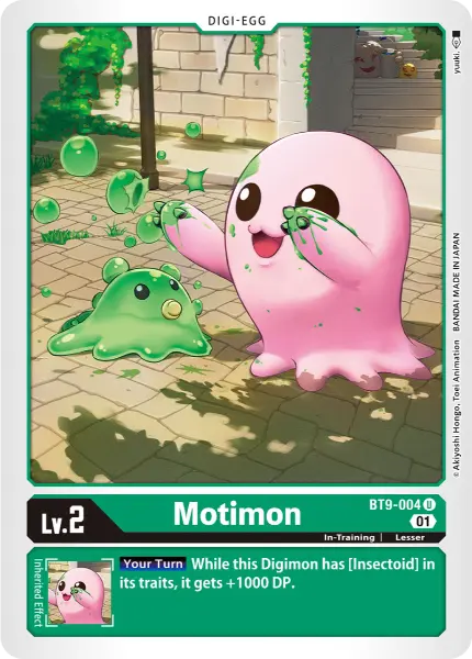 Digimon TCG Card BT9-004 Motimon