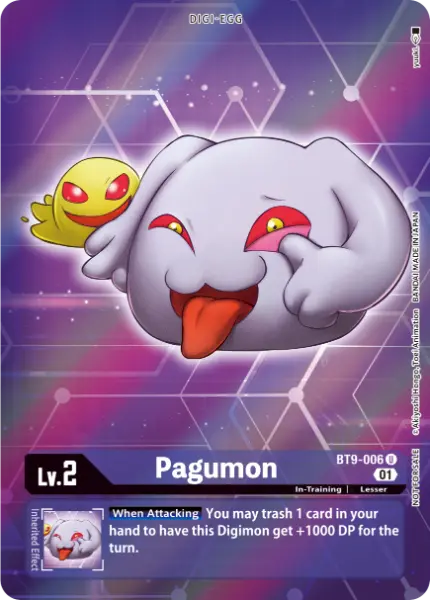 Digimon TCG Card BT9-006_P1 Pagumon