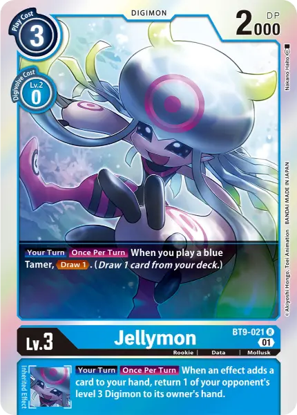 Digimon TCG Card BT9-021 Jellymon