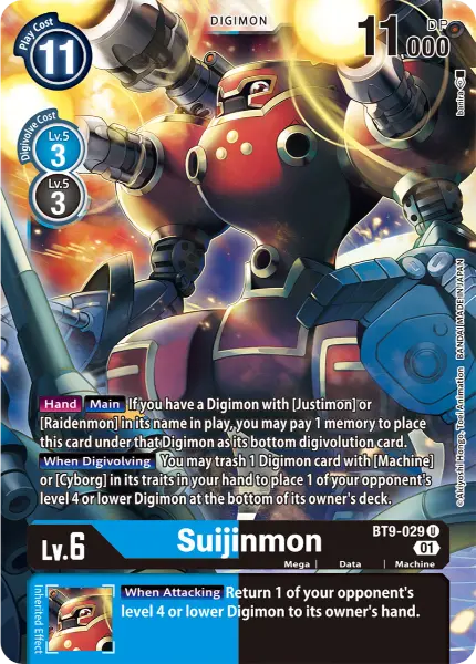 Digimon TCG Card BT9-029 Suijinmon