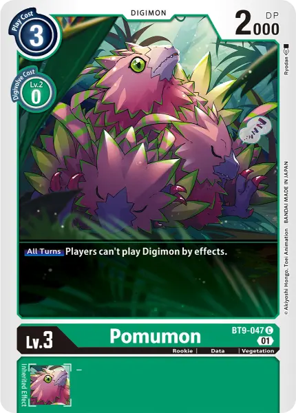 Digimon TCG Card 'BT9-047' 'Pomumon'