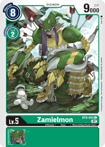 Digimon TCG Card BT9-053 Zamielmon