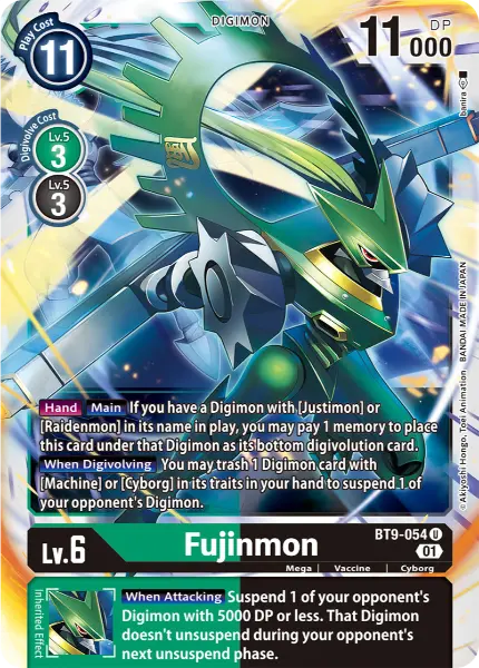 Digimon TCG Card BT9-054 Fujinmon