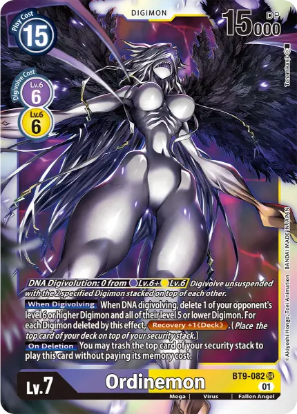 Digimon TCG Card BT9-082 Ordinemon