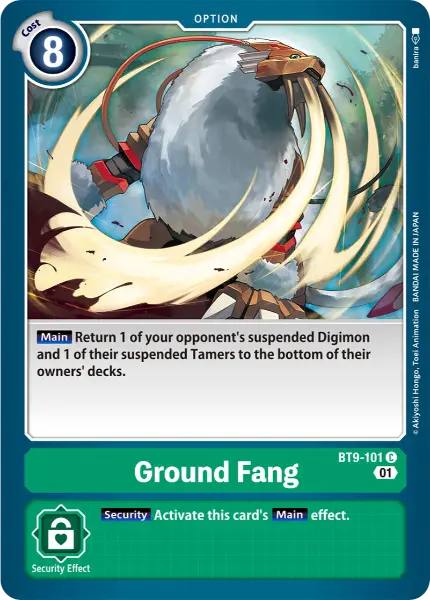 Digimon TCG Card BT9-101 Ground Fang