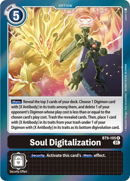 Digimon TCG Card BT9-105 Soul Digitalization