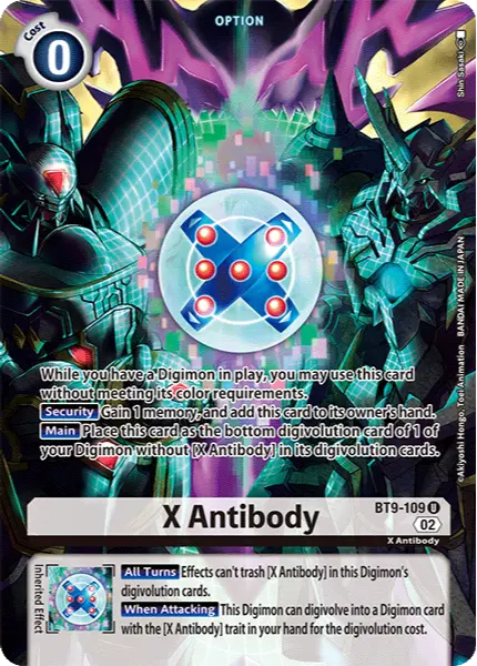 Digimon TCG Card 'BT9-109_P1' 'X Antibody'