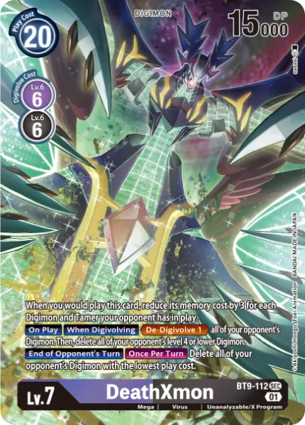 Digimon TCG Card BT9-112_P1 DeathXmon