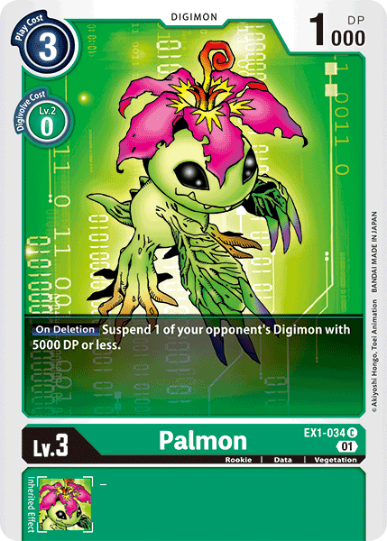 Digimon TCG Card 'EX1-034' 'Palmon'