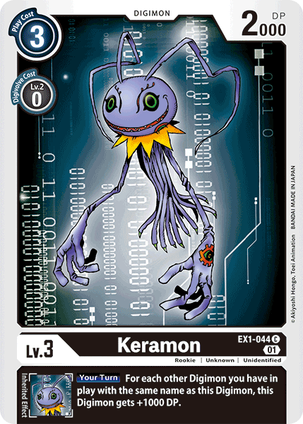 Digimon TCG Card 'EX1-044' 'Keramon'