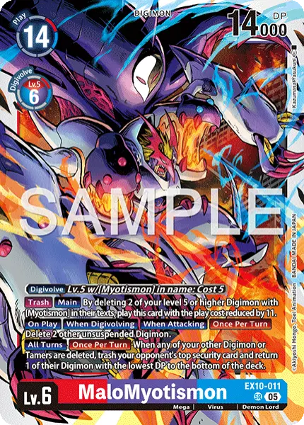 Digimon TCG Card EX10-011 MaloMyotismon