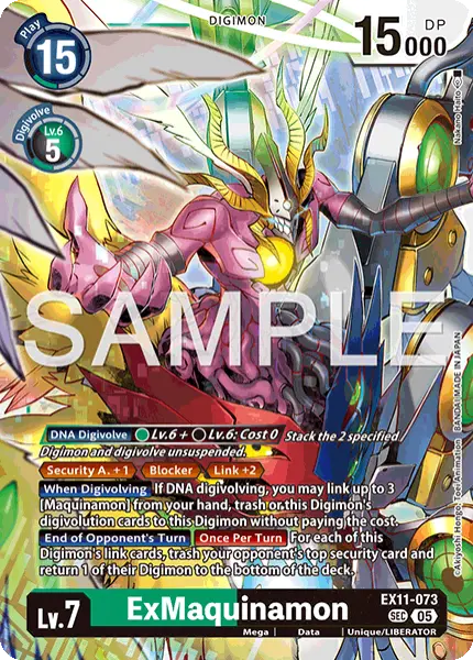 Digimon TCG Card 'EX11-073' 'ExMaquinamon'
