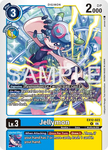 Digimon TCG Card 'EX12-023' 'Jellymon'