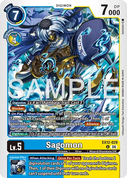 Digimon TCG Card 'EX12-029' 'Sagomon'