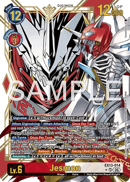 Digimon TCG Card EX13-014_P1 Jesmon