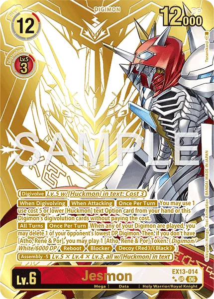 Digimon TCG Card EX13-014_P2 Jesmon