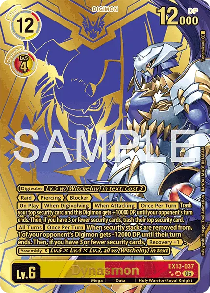 Digimon TCG Card EX13-037_P2 Dynasmon