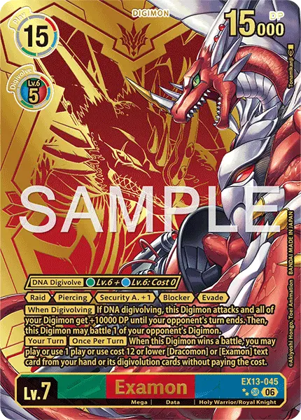 Digimon TCG Card EX13-045_P2 Examon