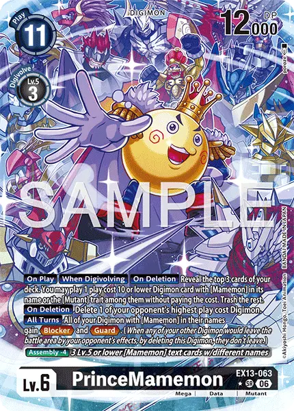 Digimon TCG Card EX13-063_P1 PrinceMamemon