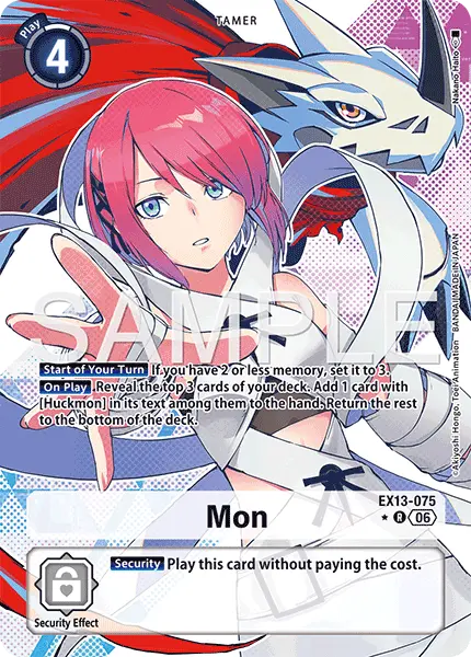 Digimon TCG Card EX13-075_P1 Mon