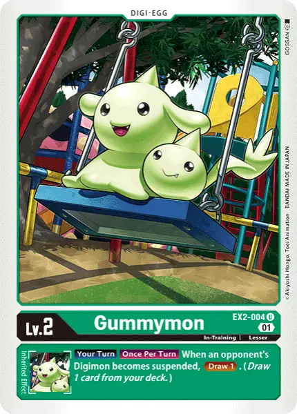 Digimon TCG Card EX2-004 Gummymon