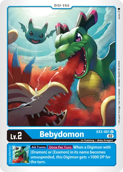 Digimon TCG Card EX3-001 Bebydomon