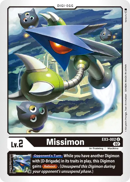 Digimon TCG Card 'EX3-002' 'Missimon'