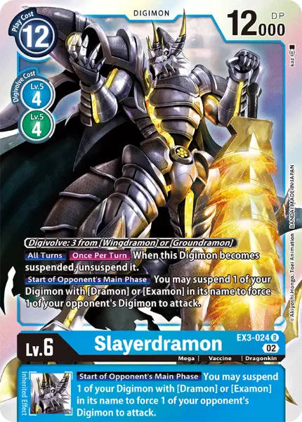 Digimon TCG Card 'EX3-024' 'Slayerdramon'