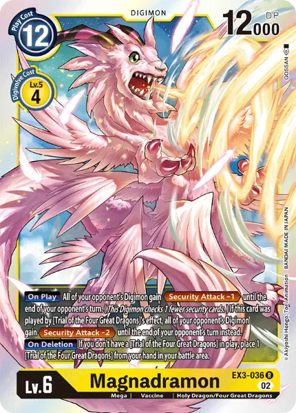 Digimon TCG Card EX3-036 Magnadramon