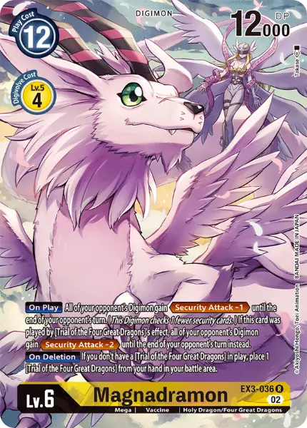 Digimon TCG Card EX3-036_P1 Magnadramon