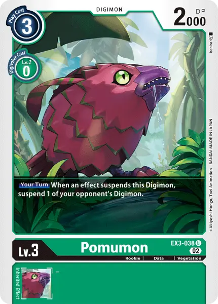 Digimon TCG Card EX3-038 Pomumon