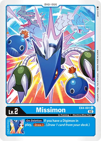 Digimon TCG Card 'EX4-001' 'Missimon'