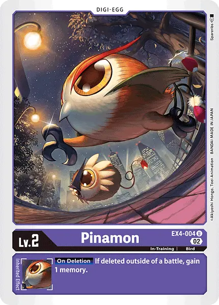 Digimon TCG Card EX4-004 Pinamon