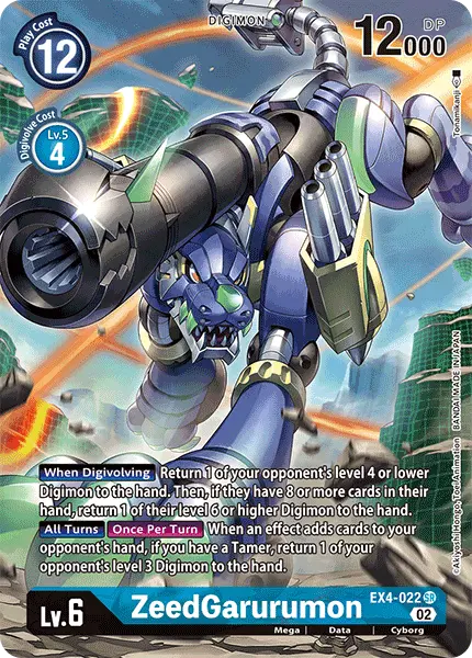 Digimon TCG Card EX4-022_P1 ZeedGarurumon