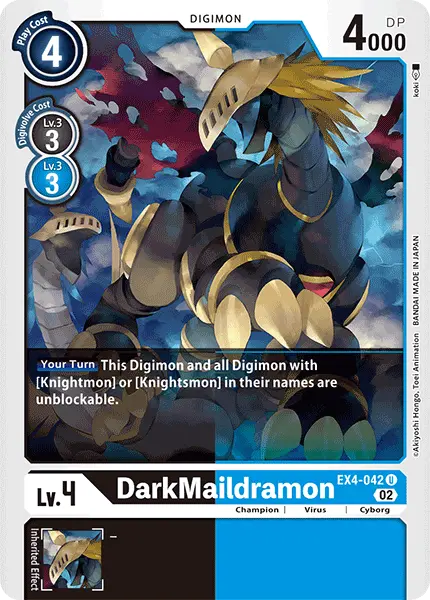 Digimon TCG Card EX4-042 DarkMaildramon