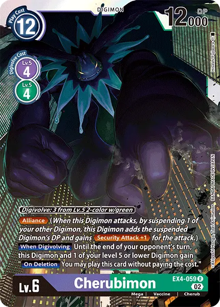 Digimon TCG Card EX4-059 Cherubimon