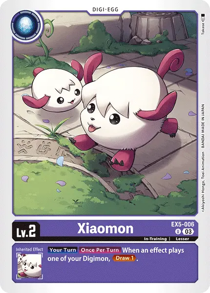 Digimon TCG Card EX5-006 Xiaomon