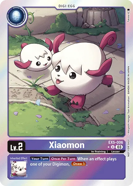 Digimon TCG Card 'EX5-006_P1' 'Xiaomon'