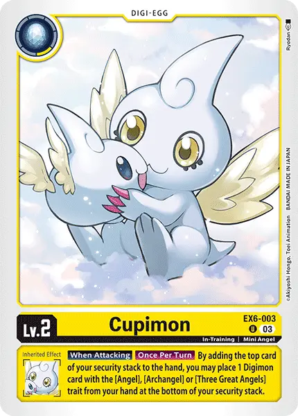 Digimon TCG Card 'EX6-003' 'Cupimon'