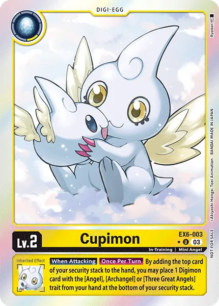 Digimon TCG Card EX6-003_P1 Cupimon