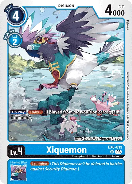 Digimon TCG Card EX6-013 Xiquemon