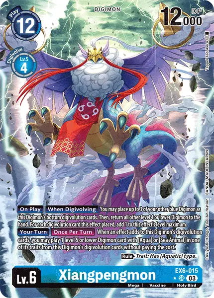 Digimon TCG Card EX6-015_P1 Xiangpengmon