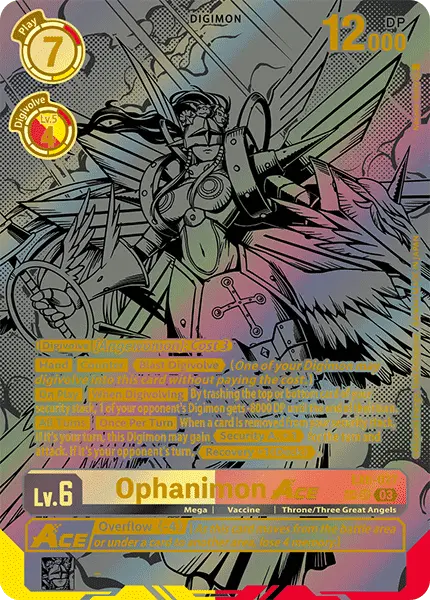 Digimon TCG Card 'EX6-027_P2' 'Ophanimon'