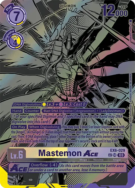 Digimon TCG Card EX6-029_P2 Mastemon