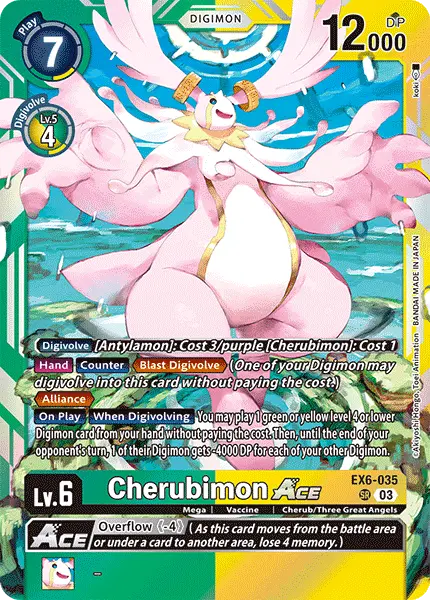 Digimon TCG Card EX6-035 Cherubimon