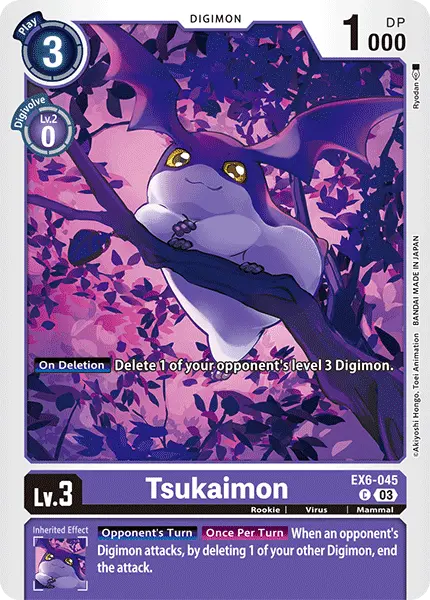 Digimon TCG Card 'EX6-045' 'Tsukaimon'