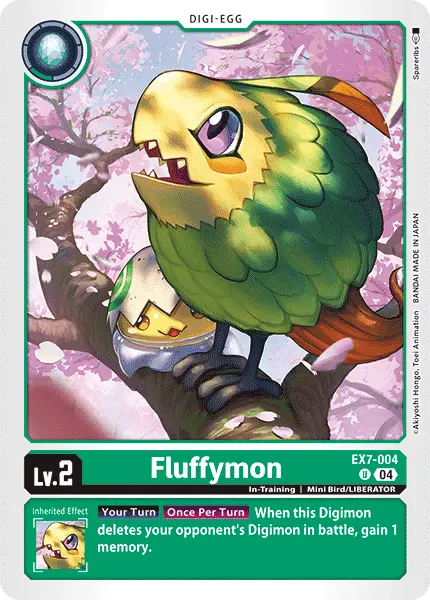 Digimon TCG Card 'EX7-004' 'Fluffymon'